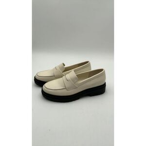 Quince Ivory Loafers with Black Sole